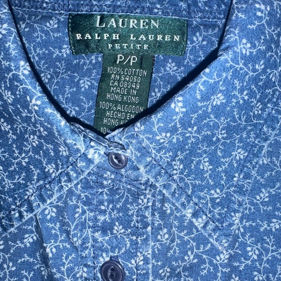 Ralph Lauren button down. Size PP - Picture 2 of 2